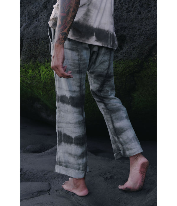 Bachi pants - Shibori Jade