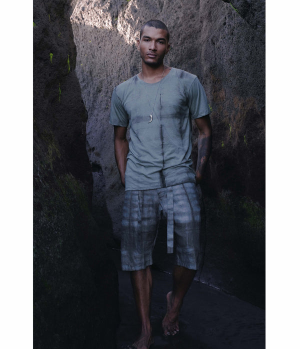 Bachi shorts - shibori jade