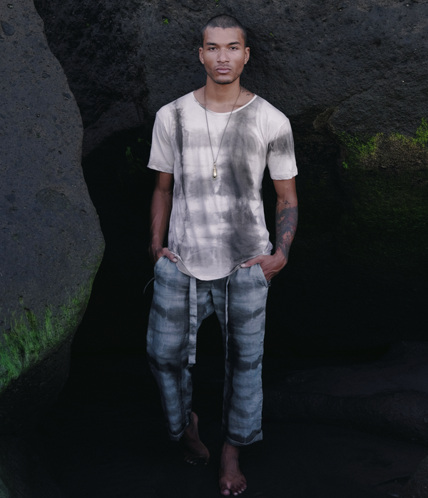 Bachi pants - Shibori Jade