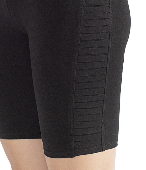 Pleiades biker shorts - Black